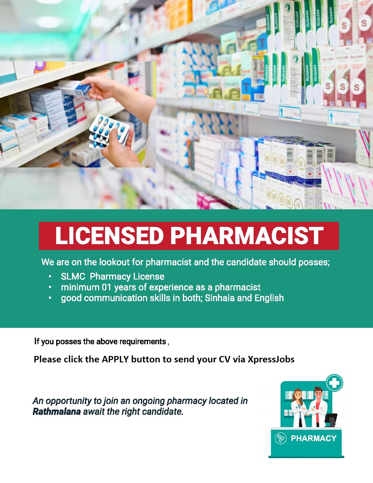 Licensed Pharmacist Pharmacy XpressJobs