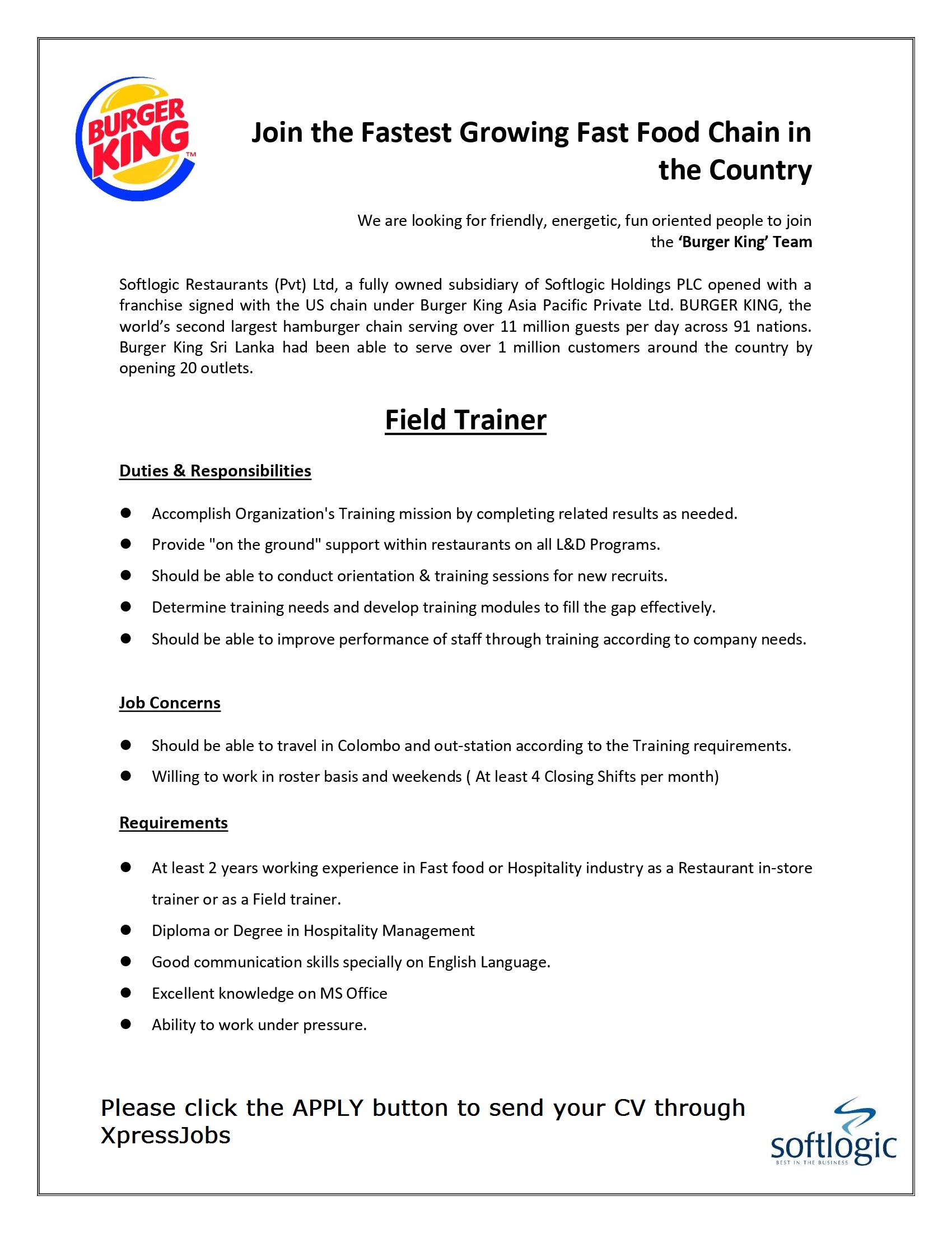 field-trainer-burger-king-xpressjobs